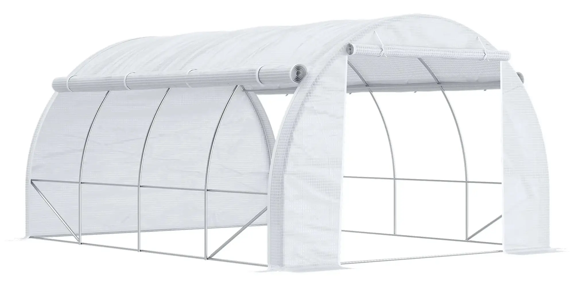 Садовая теплица Outsunny 845-612V01WT 3.97x3x2 (White)