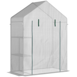 Садовая теплица Outsunny 845-621 143x73x195 (White) Thumb