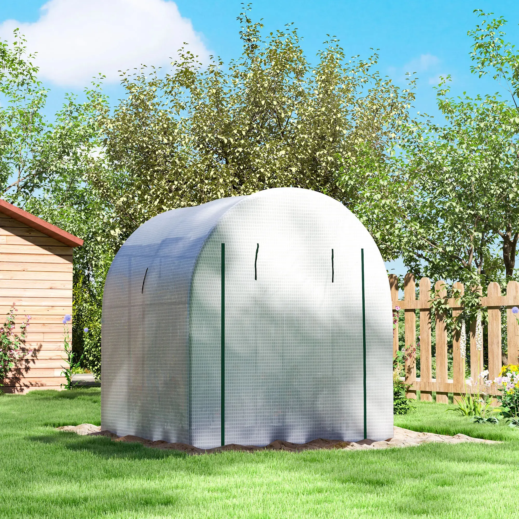 Sera de gradina Outsunny 845-958V00WT (White) - 7