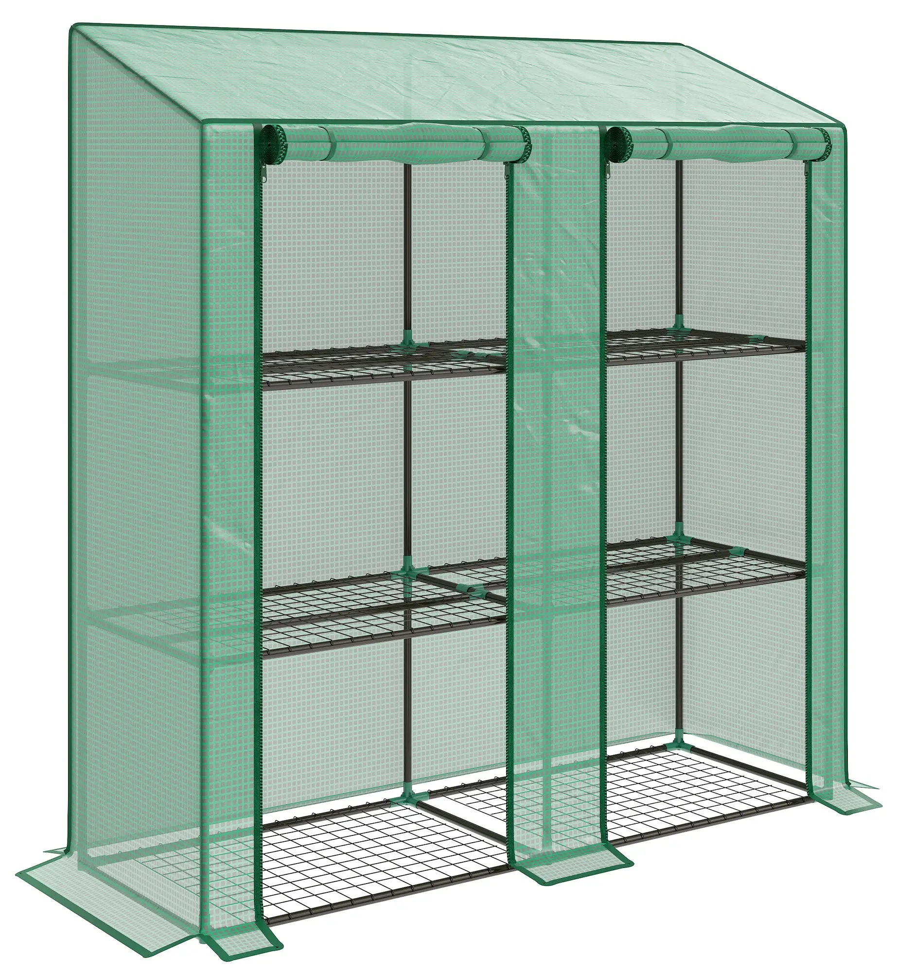 Mini-sera Outsunny 84H-065V00GN 143x46x151 (Green) - 3