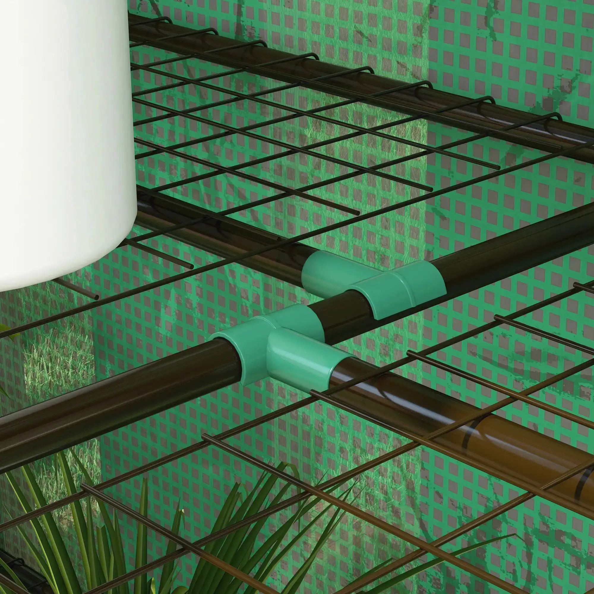 Mini-sera Outsunny 84H-065V00GN 143x46x151 (Green) - 5