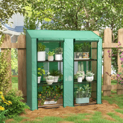 Mini-sera Outsunny 84H-065V00GN 143x46x151 (Green) Thumb