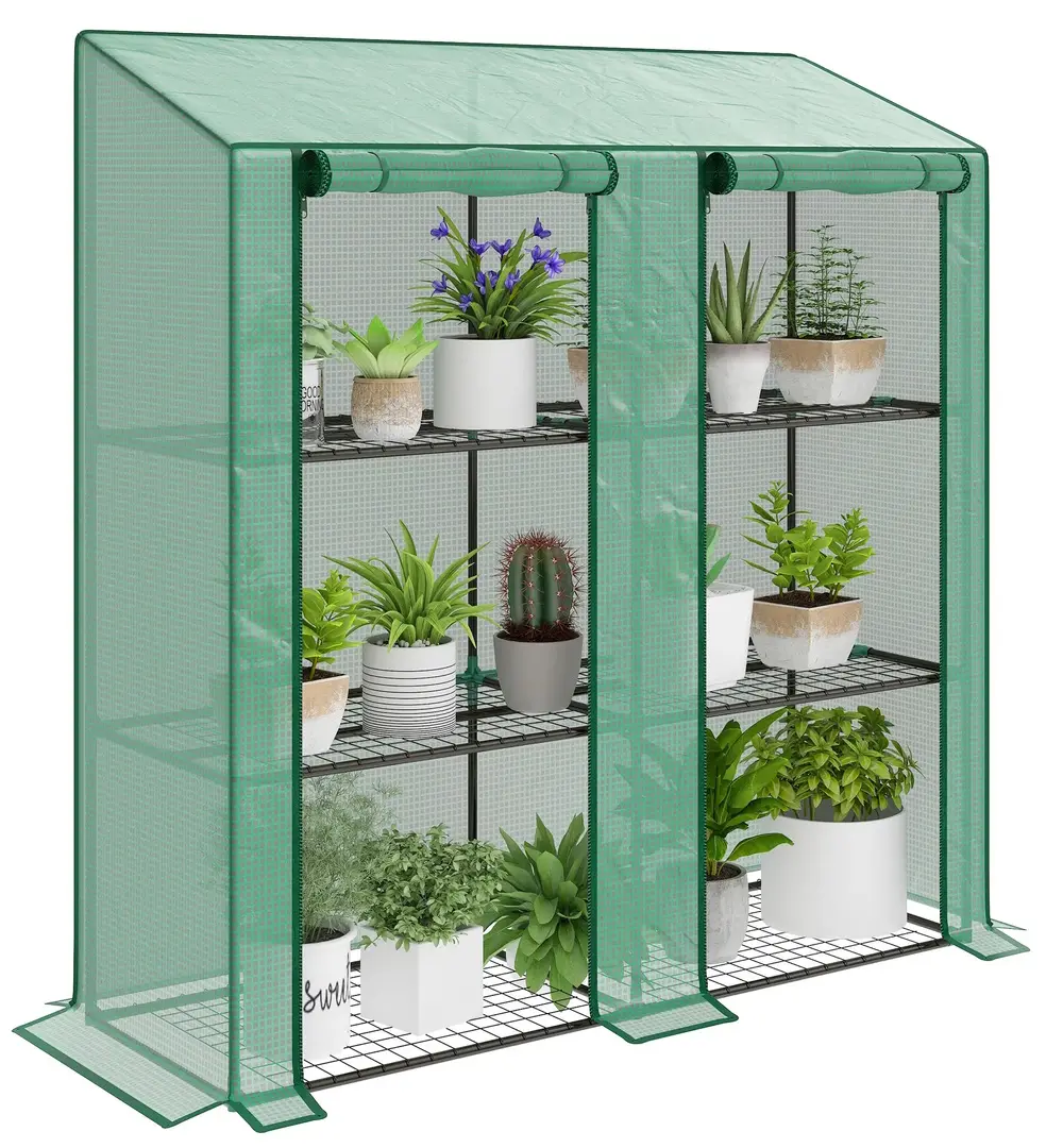 Mini-sera Outsunny 84H-065V00GN 143x46x151 (Green)