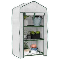 Mini-sera Outsunny 84H-069V01WT 59x39x127 (White)