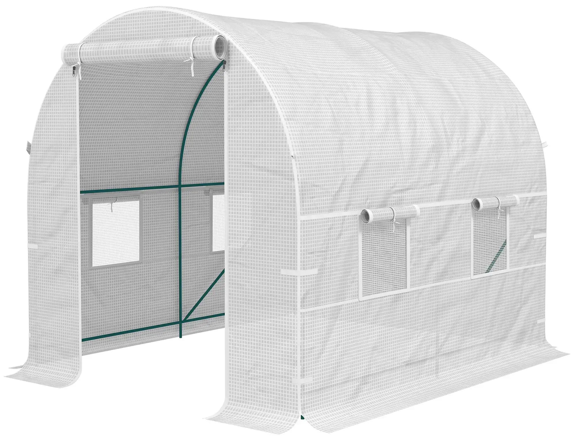 Садовая теплица Outsunny 84H-191V00WT 2.5x2x2 (White) - 2