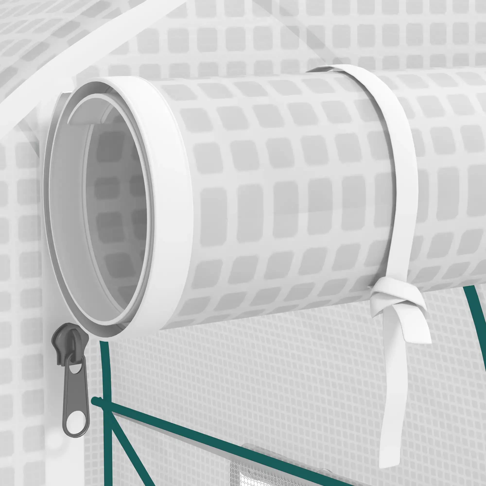 Садовая теплица Outsunny 84H-191V00WT 2.5x2x2 (White) - 5