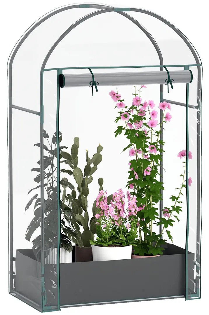 Mini-sera Outsunny 84H-194V00CR 89x50x152 (Transparent)