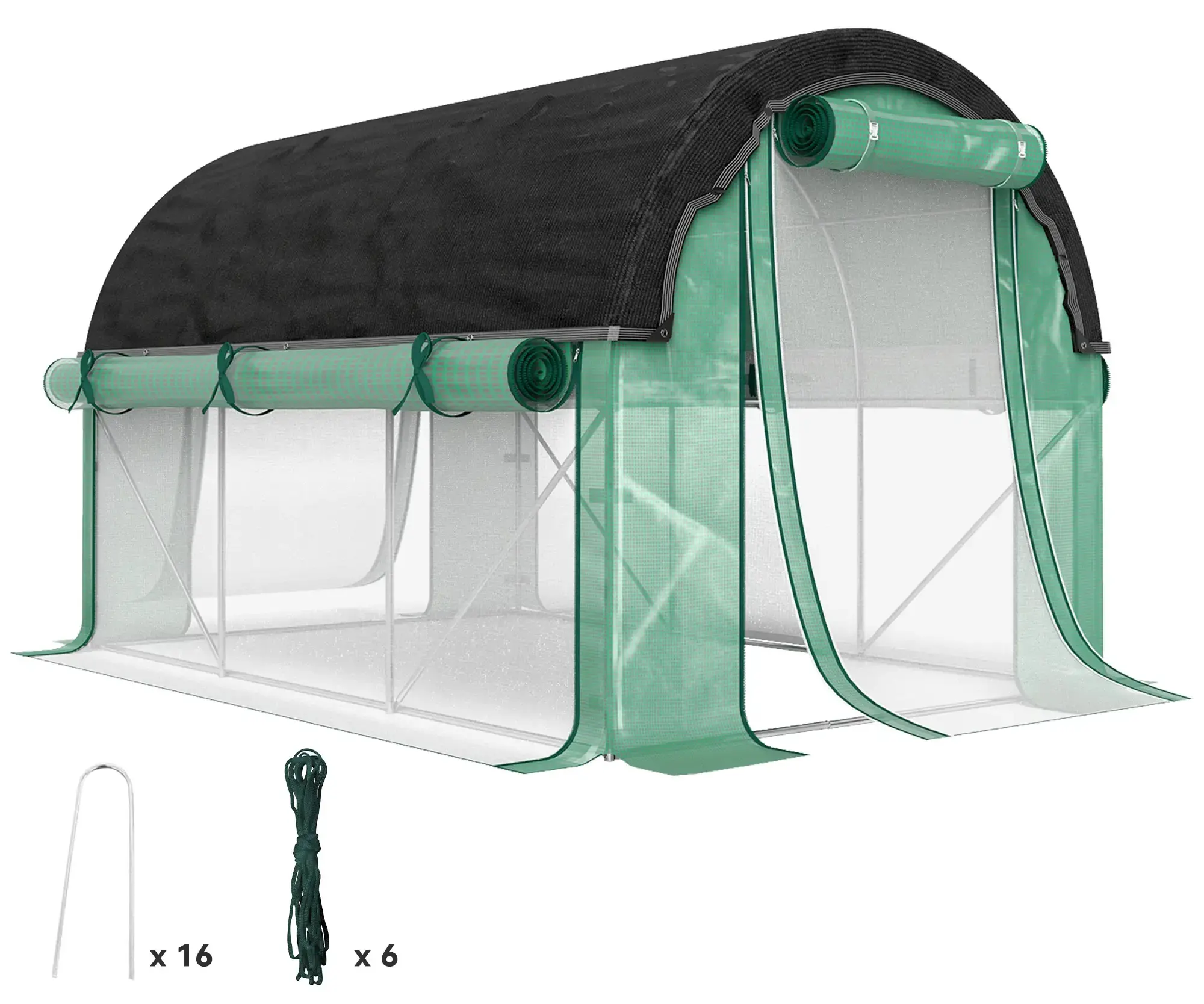 Садовая теплица Outsunny 84H-198V01GN 3x2x2 (Green) - 3