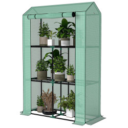 Sera de gradina Outsunny 84H-199V00GN 100x40x150 (Green) Thumb