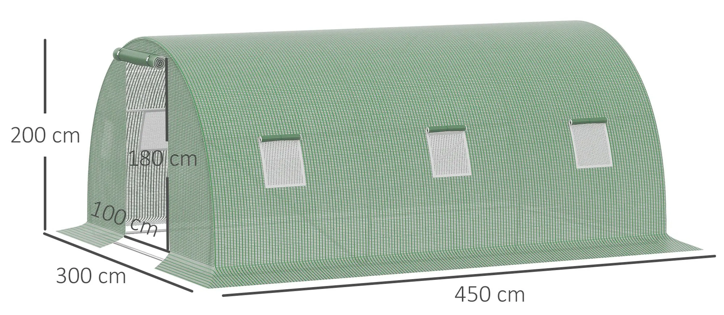 Теплица Outsunny 845-619V01 (Green) - 5