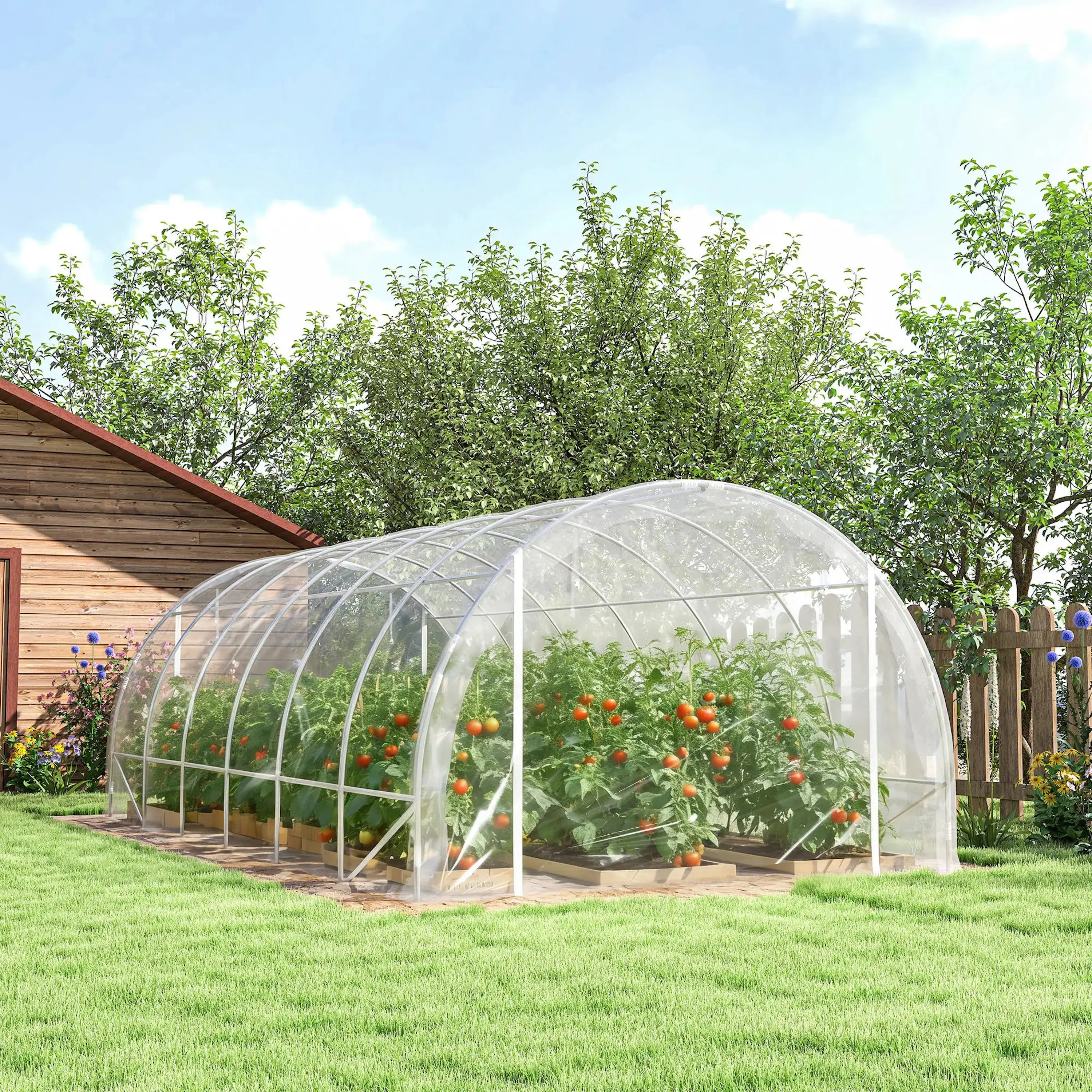 Sera de gradina Outsunny 84H-443V02CR (Transparent) - 3