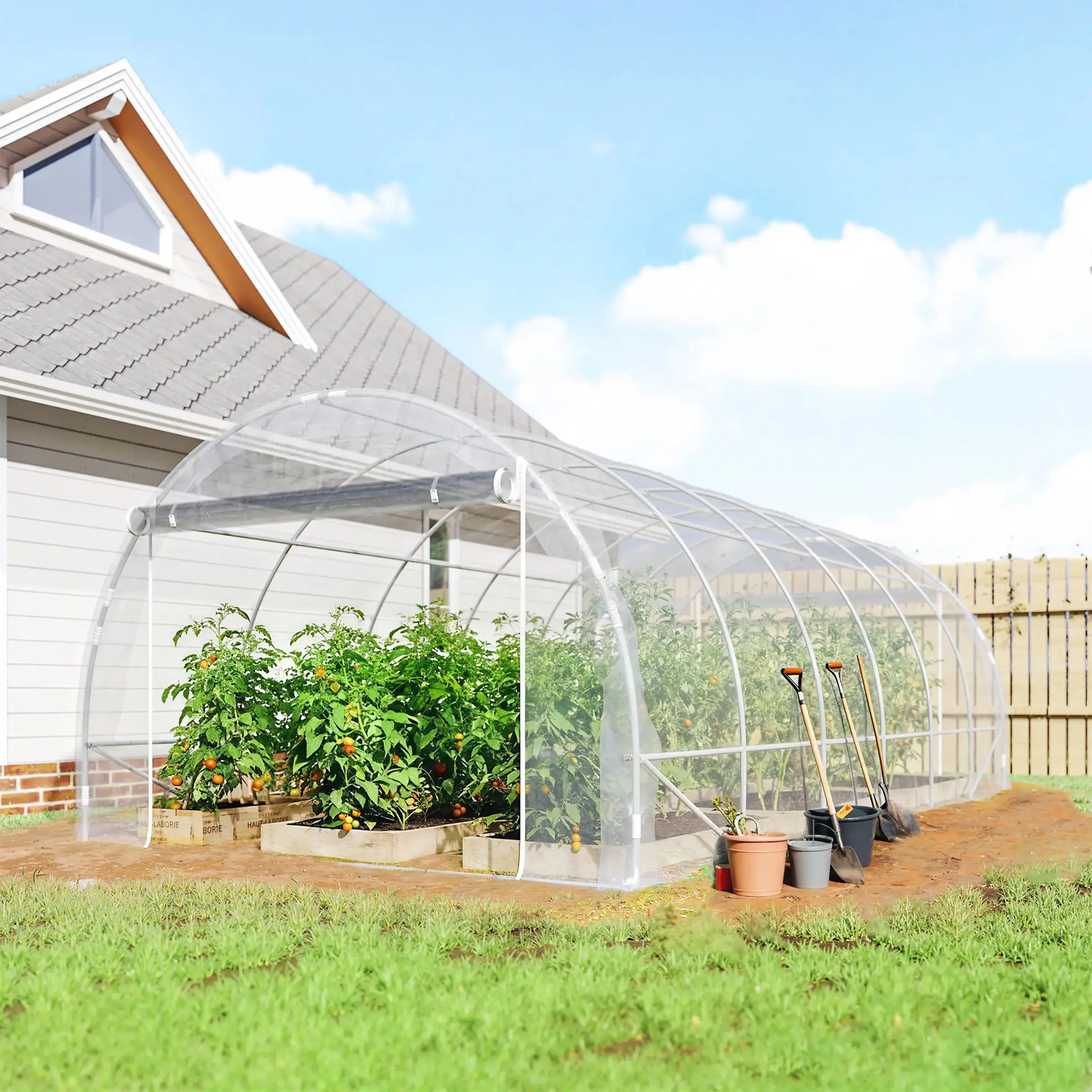 Sera de gradina Outsunny 84H-443V02CR (Transparent) - 4