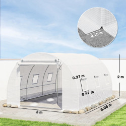 Теплица Outsunny 84H-540V00WT (White) Thumb