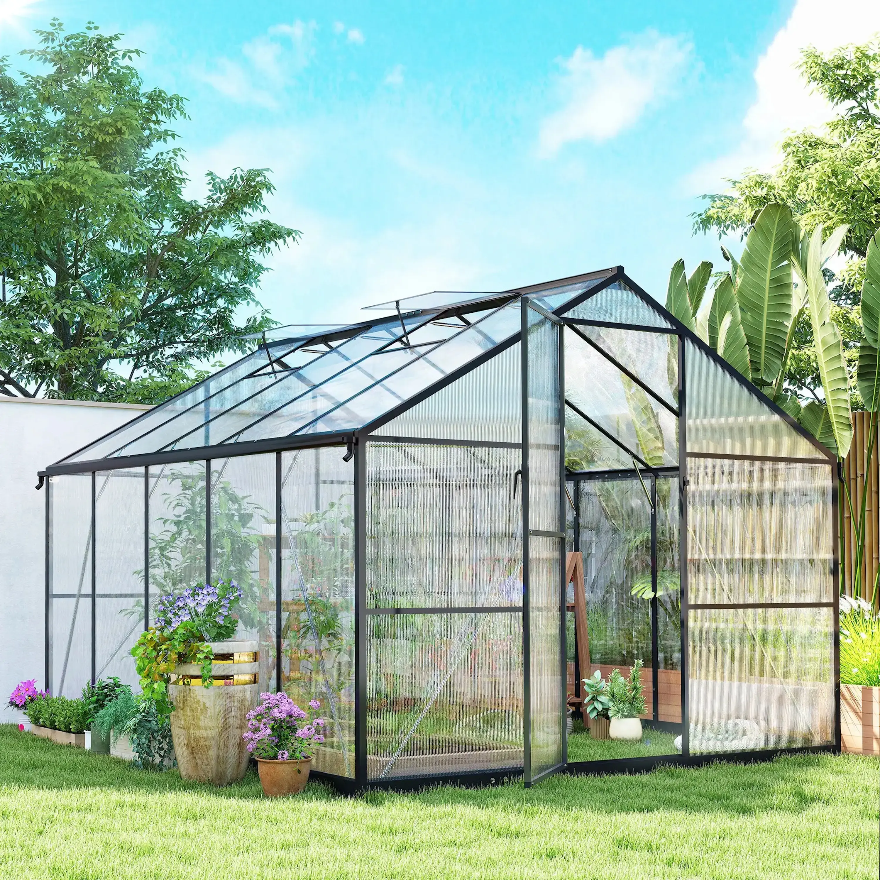 Sera Outsunny 84H-667V01BK (Black/Transparent) - 3