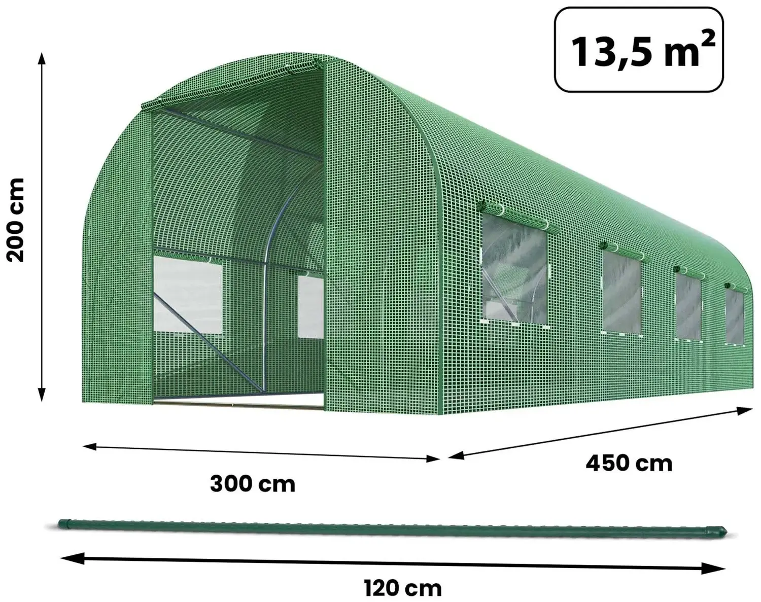 Sera de gradina Plonos 4917-B (Green) - 3