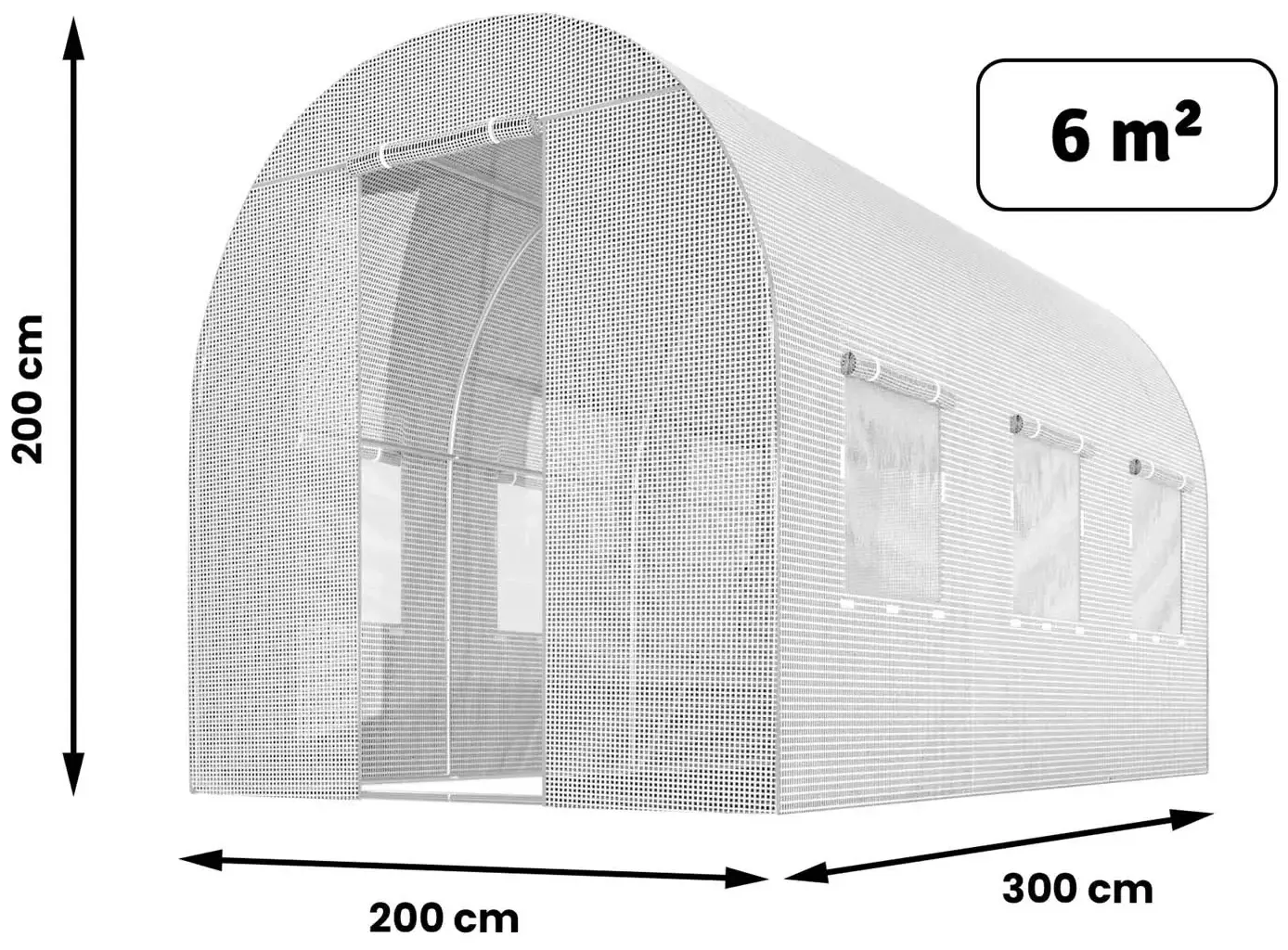Садовая теплица Plonos 4970-B (White) - 2
