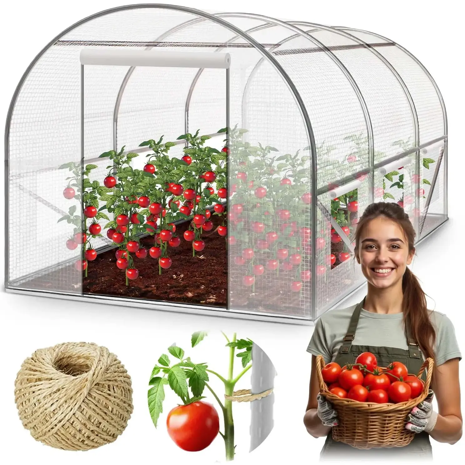 Садовая теплица Plonos 4970-B (White) - 5