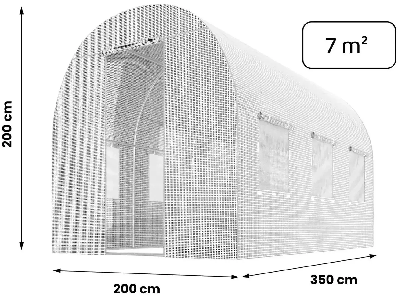Садовая теплица Plonos 4971-B (White) - 2