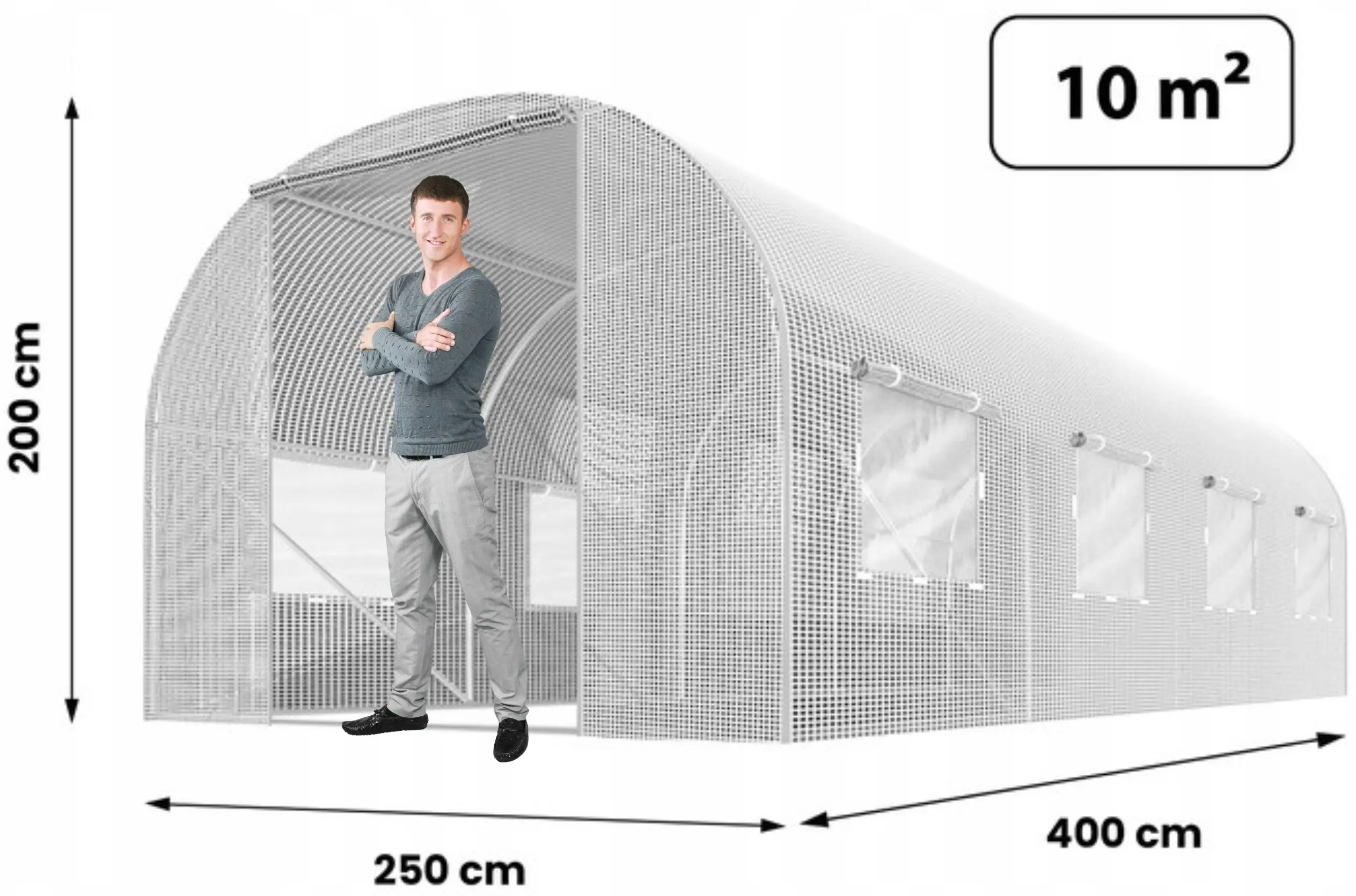 Садовая теплица Plonos 4974-B (White) - 3