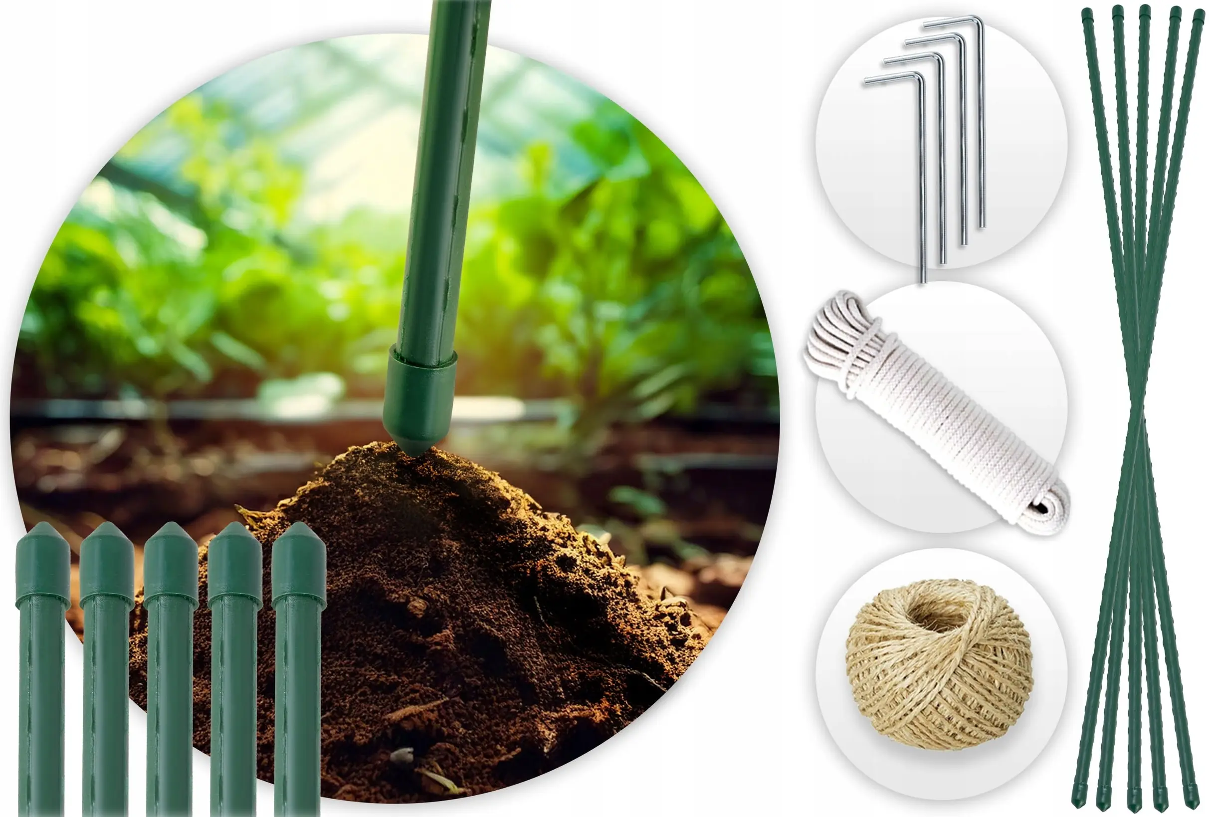 Садовая теплица Plonos 4974-B (White) - 7