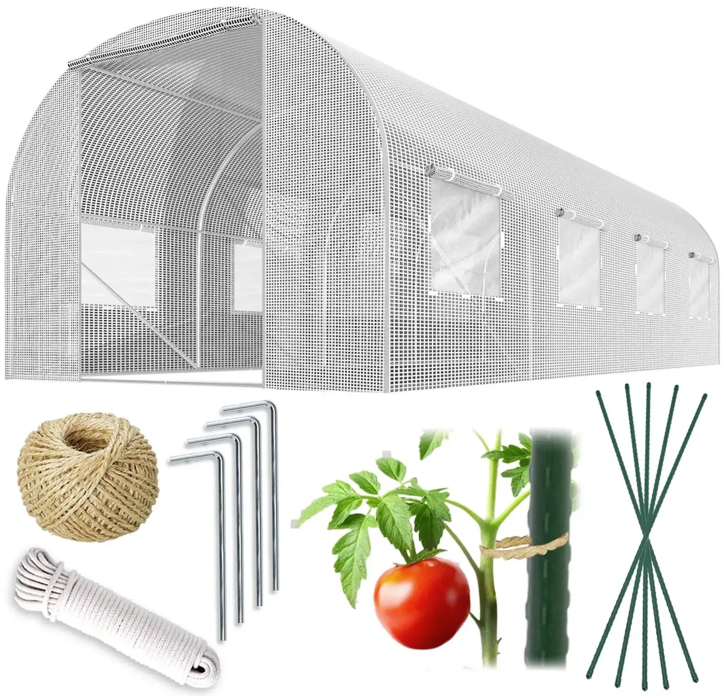 Sera de gradina Plonos 4975-B (White) - 2