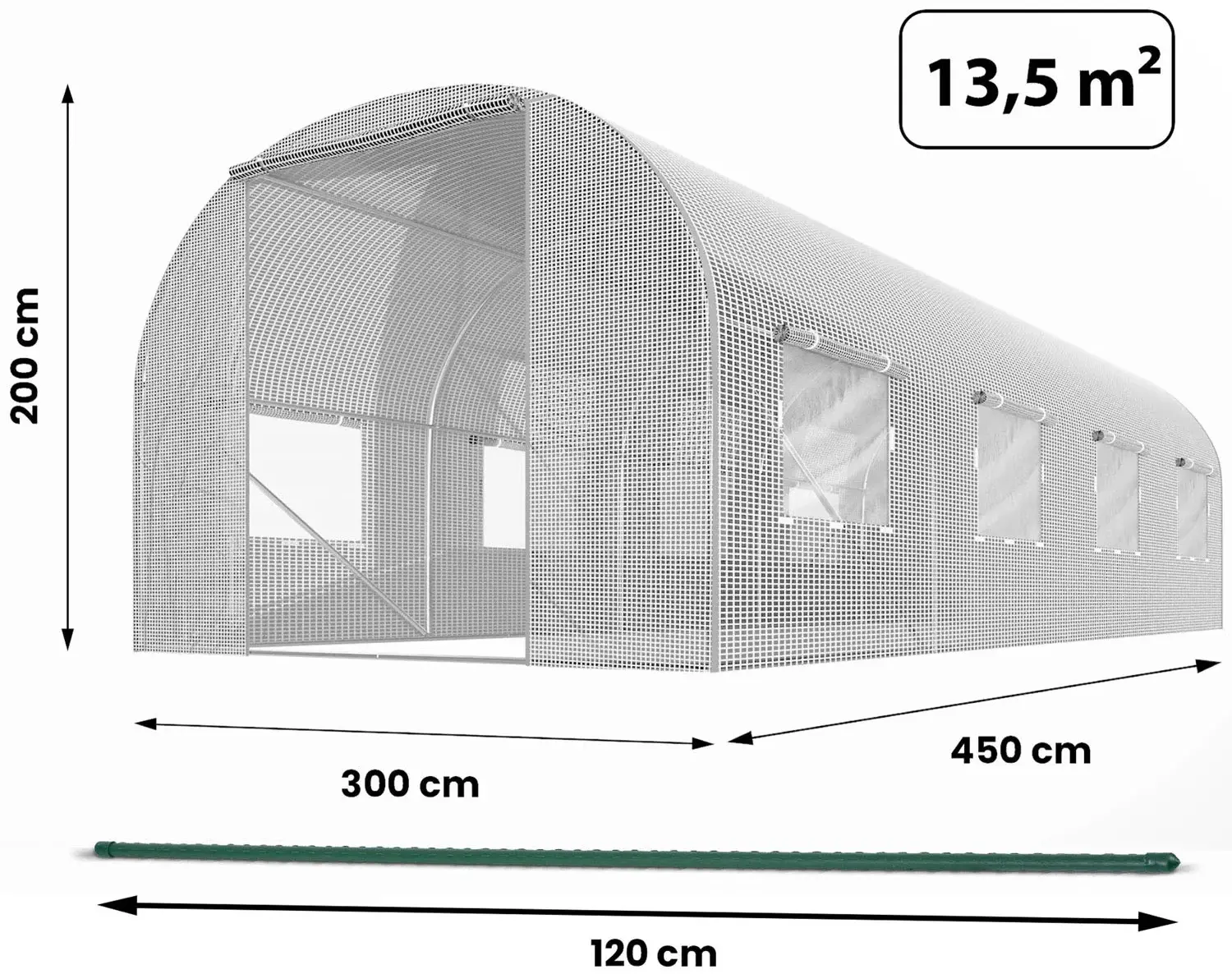 Sera de gradina Plonos 4975-B (White) - 3