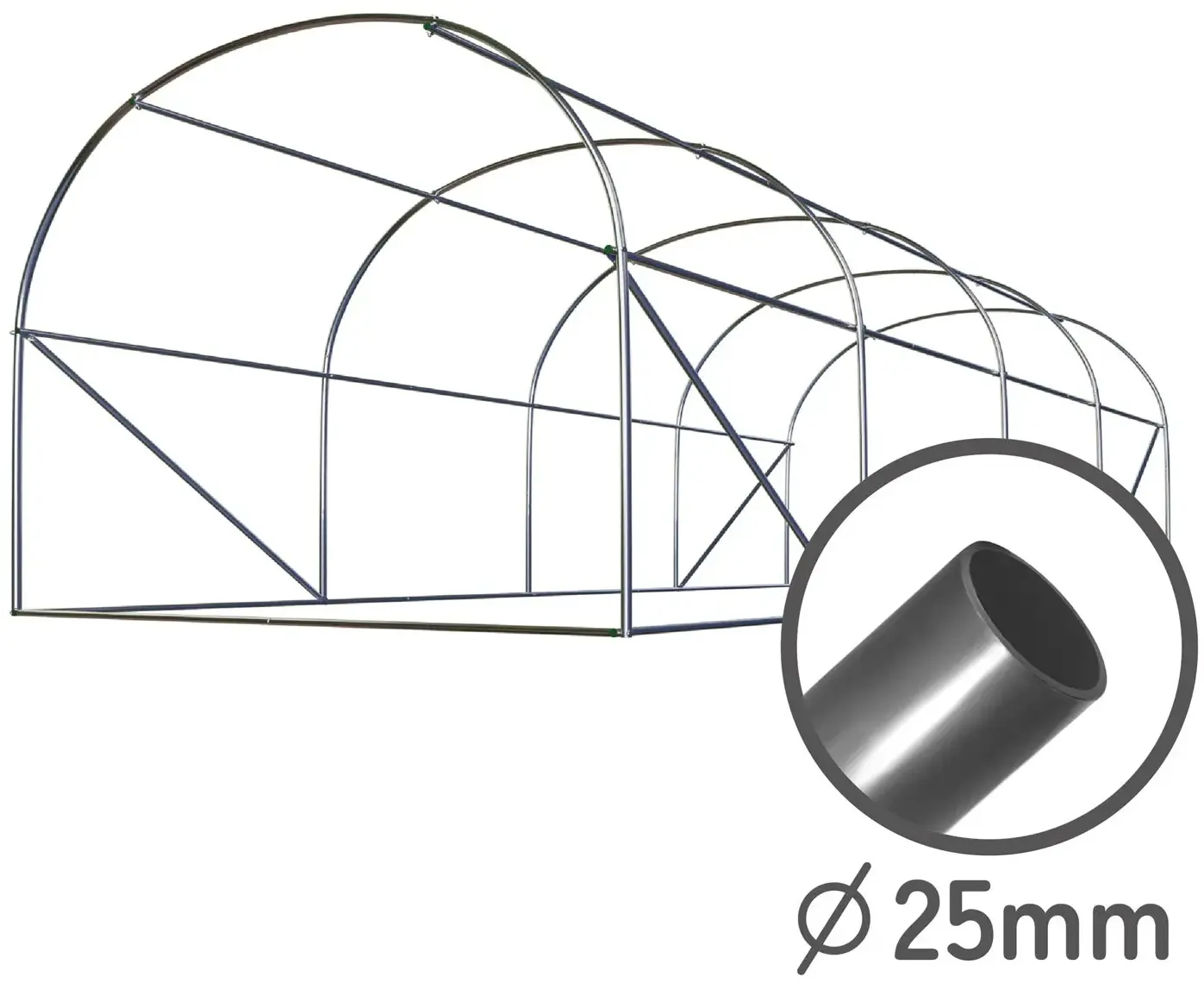 Sera de gradina Plonos 4975-B (White) - 4