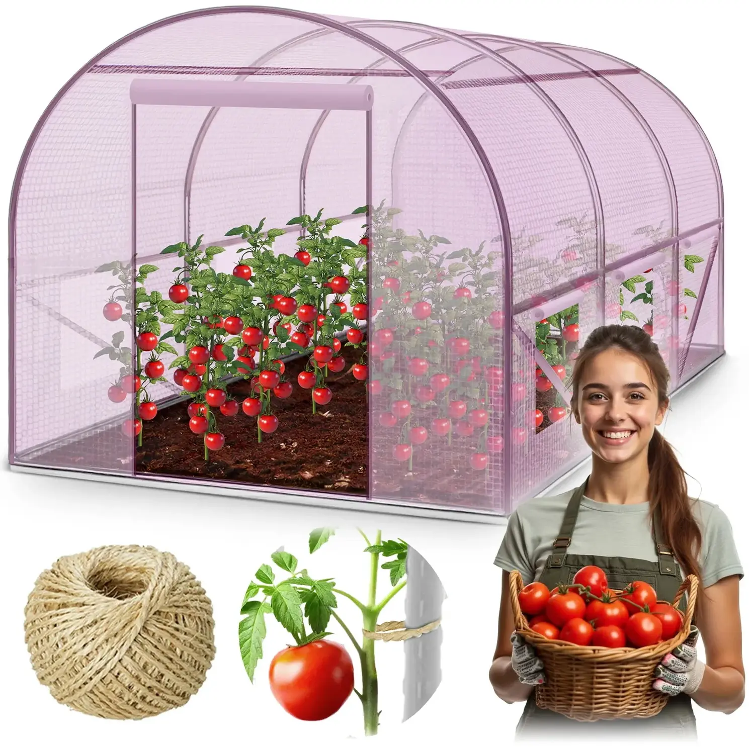 Sera de gradina Plonos 4978-B (Pink) - 5