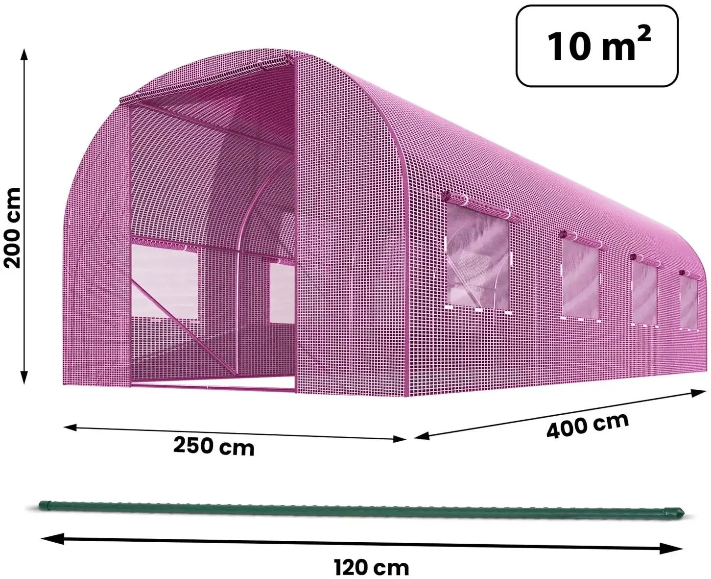 Садовая теплица Plonos 4979-B (Pink) - 3