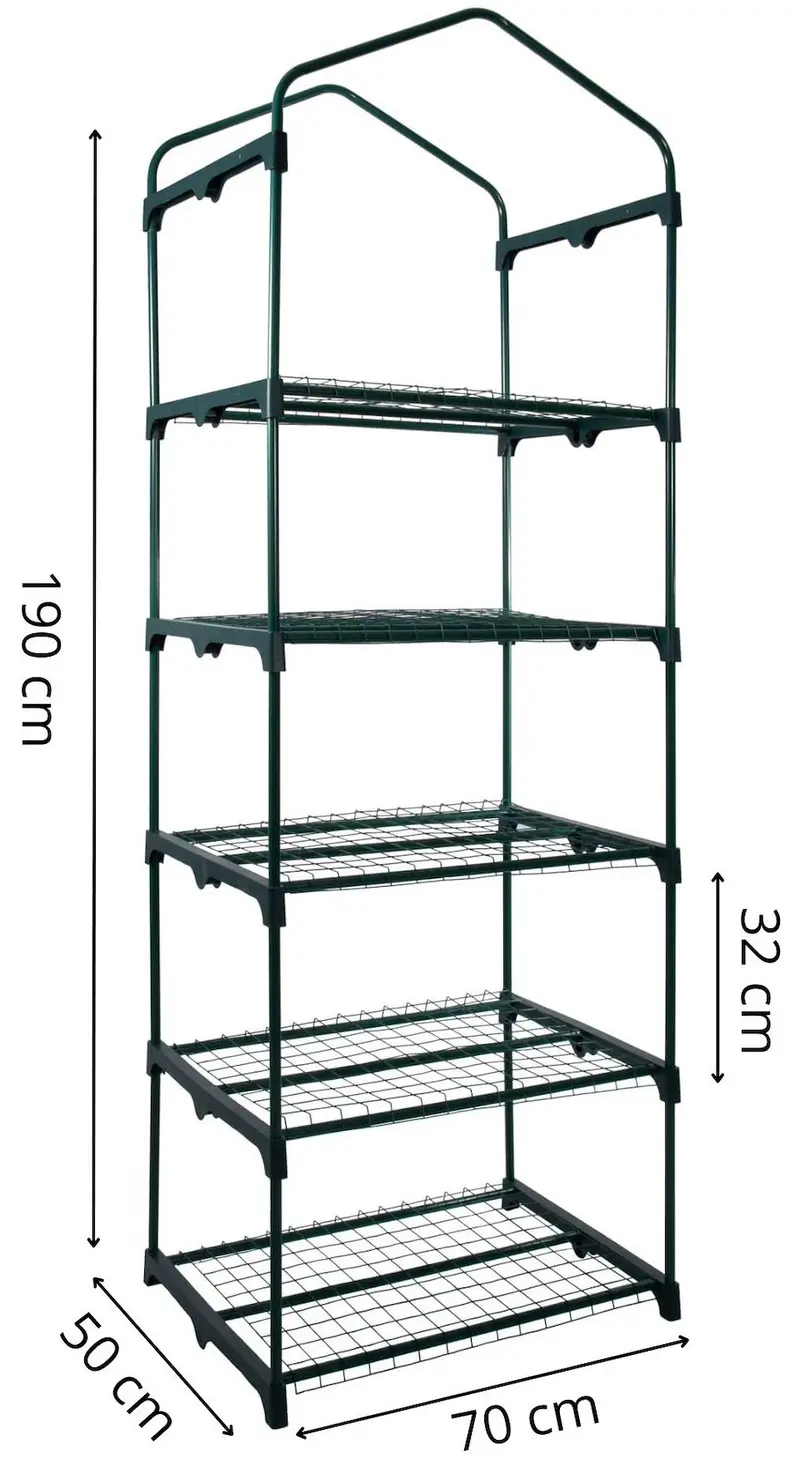 Mini-sera Springos GT0007 70x50x190 (Green) - 11