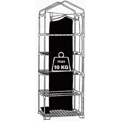 Mini-sera Springos GT0007 70x50x190 (Green) Thumb