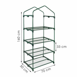Mini-sera Springos GT0008 70x50x160 (Green) Thumb