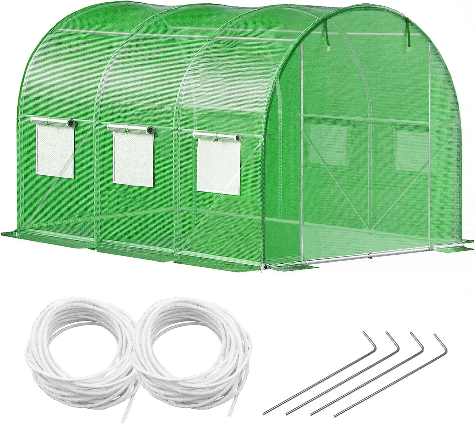 Садовая теплица Springos GT0002 3x2x2m (Green) - 2