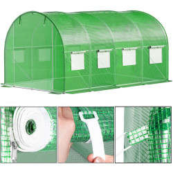Sera de gradina Springos GT0004 4.5x2x2m (Green) Thumb