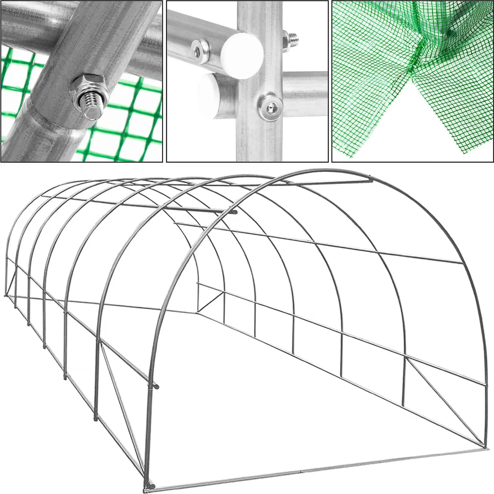Sera de gradina Springos GT0005 6x3x2m (Green) - 3
