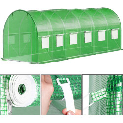 Sera de gradina Springos GT0005 6x3x2m (Green) Thumb