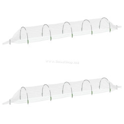 Set mini-sere VidaXL 3281495 65x400x50 2pcs (White)