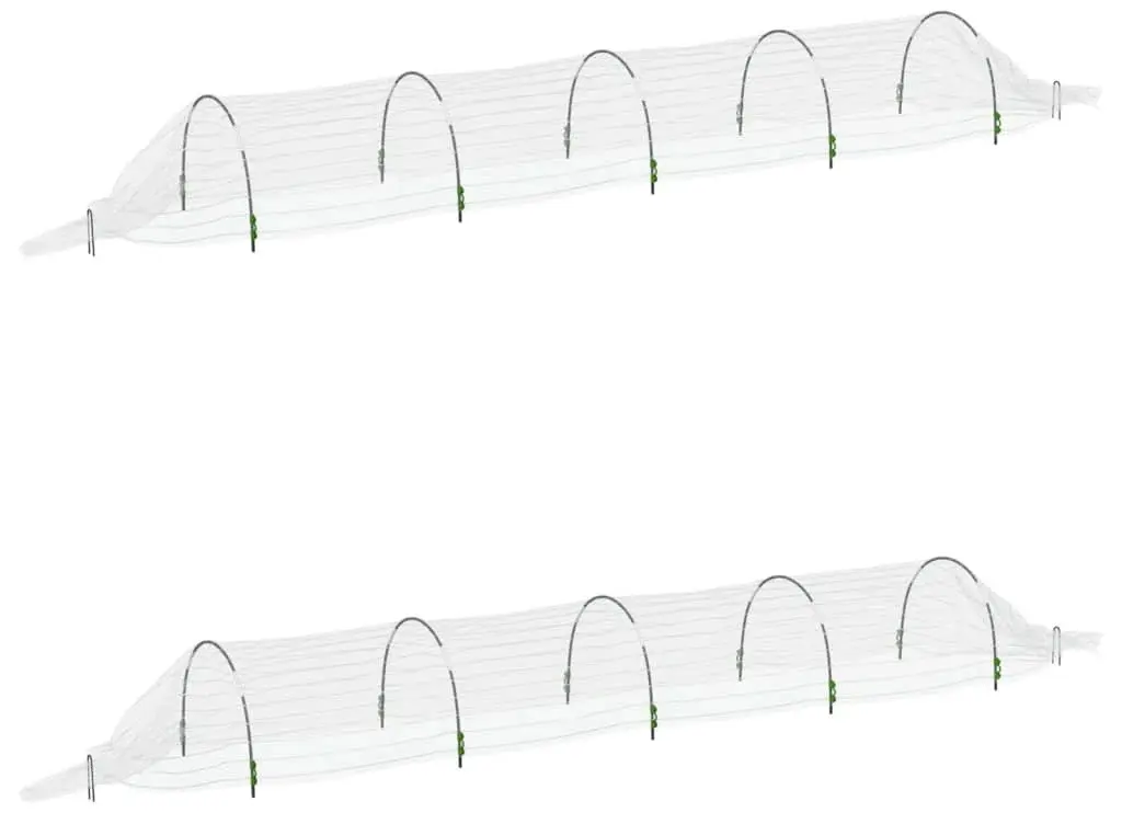 Set mini-sere VidaXL 3281495 65x400x50 2pcs (White)