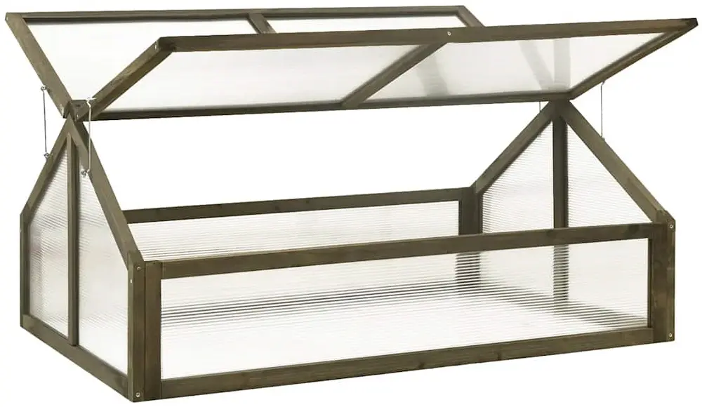 Mini-sera VidaXL 316416 114x80x50 (Grey) - 2