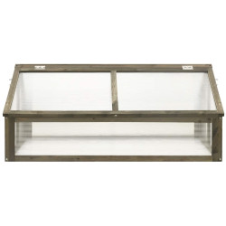 Mini-sera VidaXL 316416 114x80x50 (Grey) Thumb