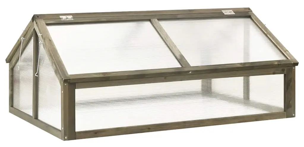 Mini-sera VidaXL 316416 114x80x50 (Grey)