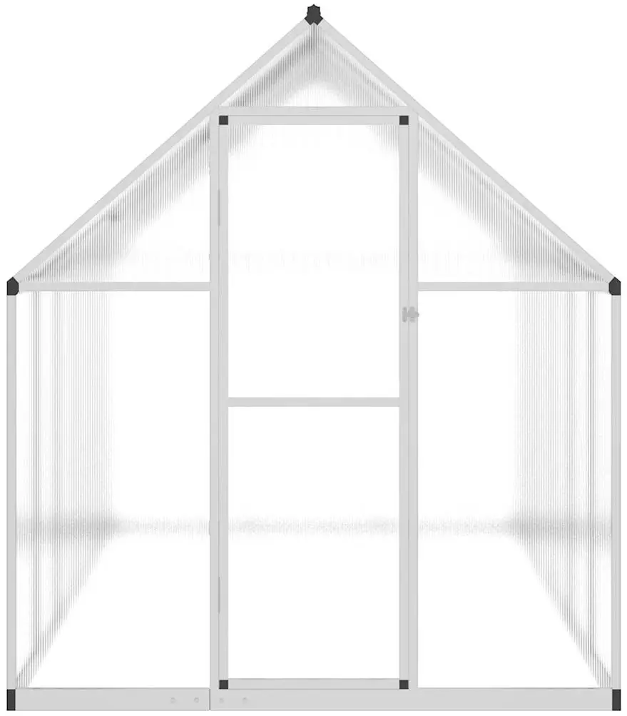 Sera de gradina VidaXL 3266326 334x169x195 (Silver) - 2
