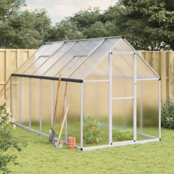 Sera de gradina VidaXL 3266326 334x169x195 (Silver) Thumb