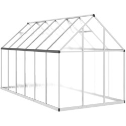 Sera de gradina VidaXL 3266326 334x169x195 (Silver) Thumb