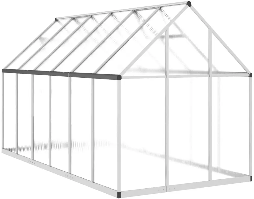Sera de gradina VidaXL 3266326 334x169x195 (Silver) - 4