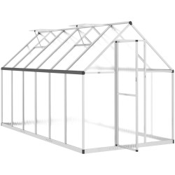 Sera de gradina VidaXL 3266326 334x169x195 (Silver) Thumb