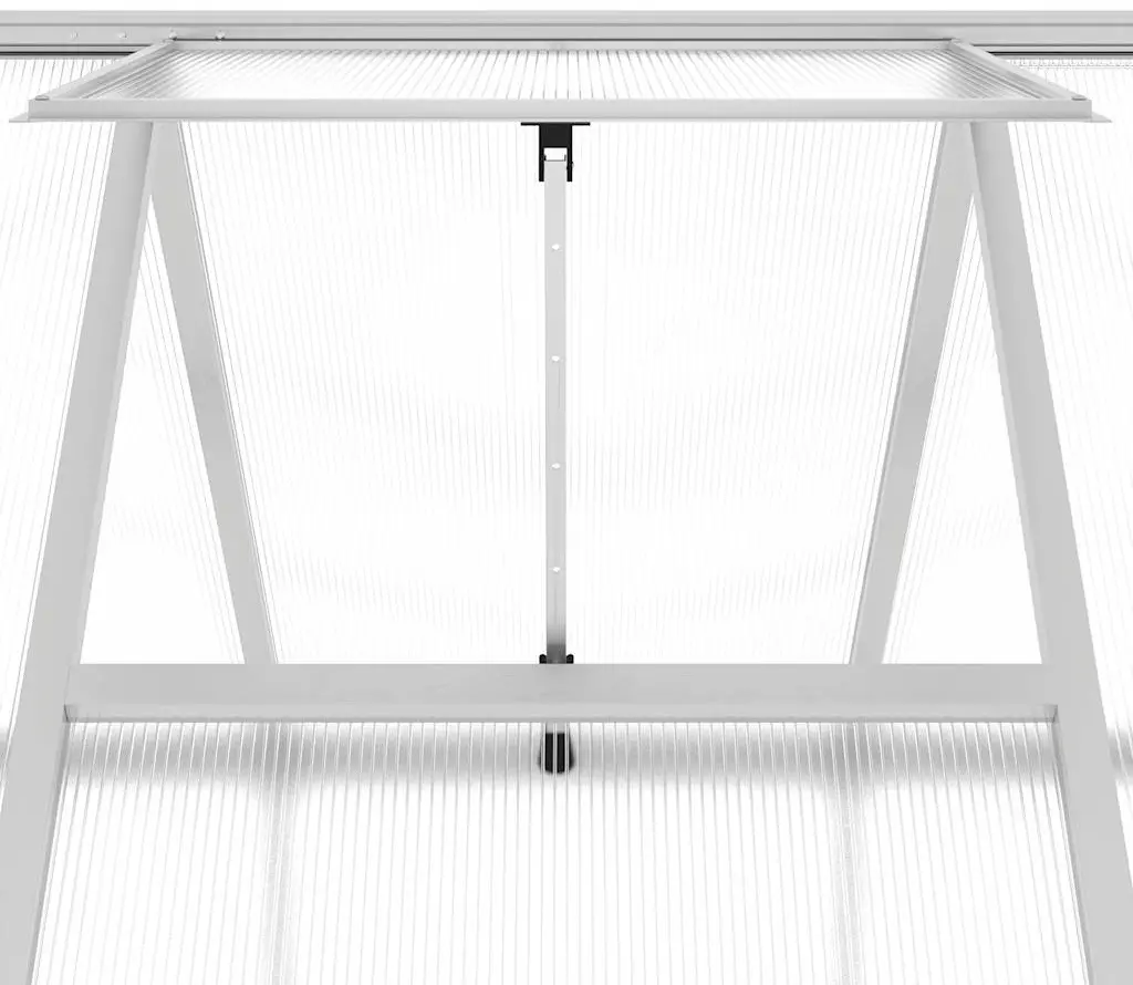 Sera de gradina VidaXL 3266326 334x169x195 (Silver) - 7