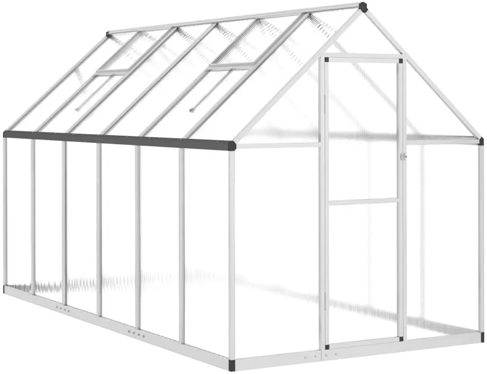 Sera de gradina VidaXL 3266326 334x169x195 (Silver)