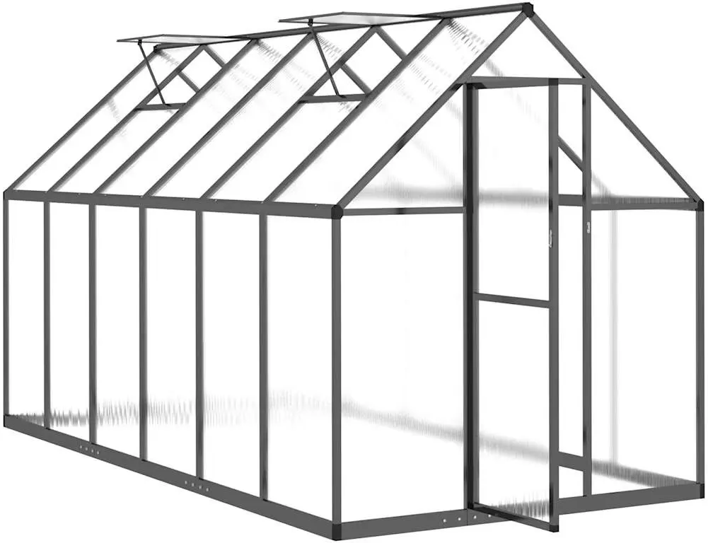Sera de gradina VidaXL 3266328 334x169x195 (Anthracite) - 5
