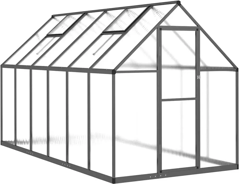 Sera de gradina VidaXL 3266328 334x169x195 (Anthracite)
